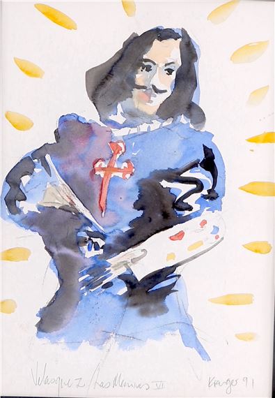 FIGURE FROM LAS MENINAS (VELASQUEZ - Braam Kruger