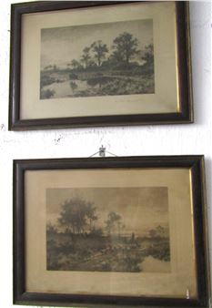 Pair of Victorian Engravings - Benjamin William Vider