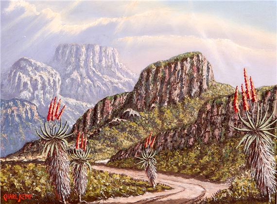 ALOES ALONG A MOUNTAIN PASS - Charles Kemp