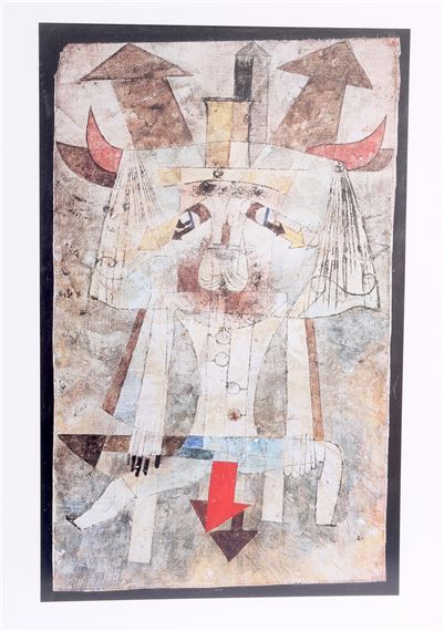 DER WILDE MANN by Paul Klee