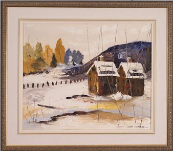 Winter landscape - Klair Tremblay