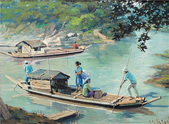 Crossing the River - Yap Hian Tjay