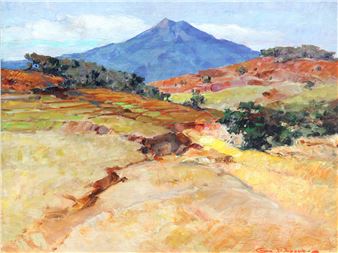 An Indonesian Landscape (Sebuah Pemandangan Indonesia - Gerard Pieter Adolfs