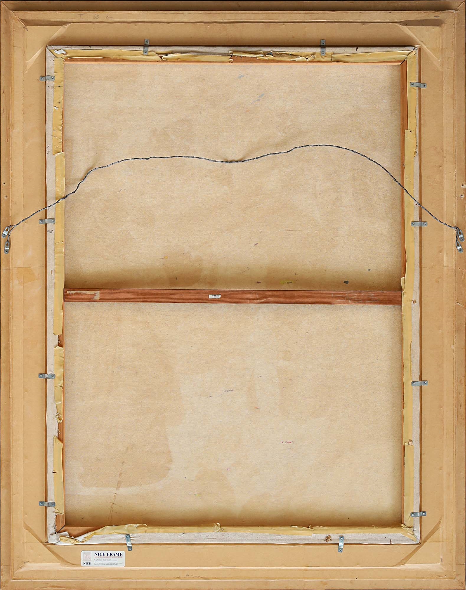 Artwork by Dewa Putu Bedil, Fruit Market (Pasar Buah, Made of Acrylic On Canvas