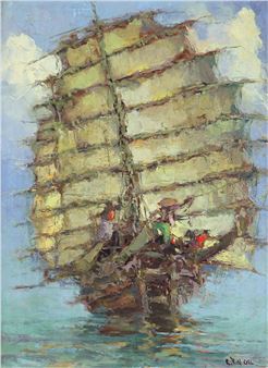 Sailing Ship (Kapal Layar - Lucien Frits Ohl