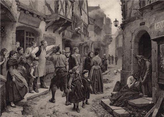 The Arrest (The Apprehended Thief by Benjamin Vautier the Elder, 1899