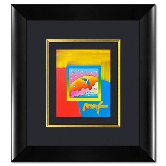 Peter Max | Angel with Clouds | MutualArt