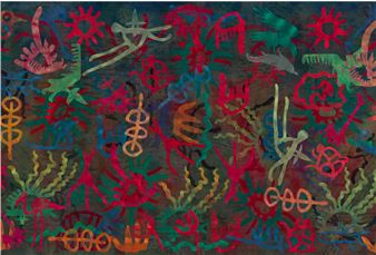 Sliced Tropics & Cosmic Dancers - Luhring Augustine, Chelsea