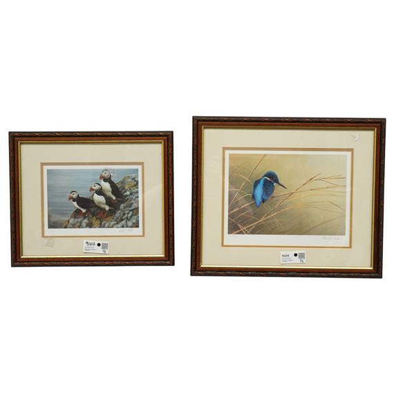 Kingfisher & Puffins - Robert E. Fuller