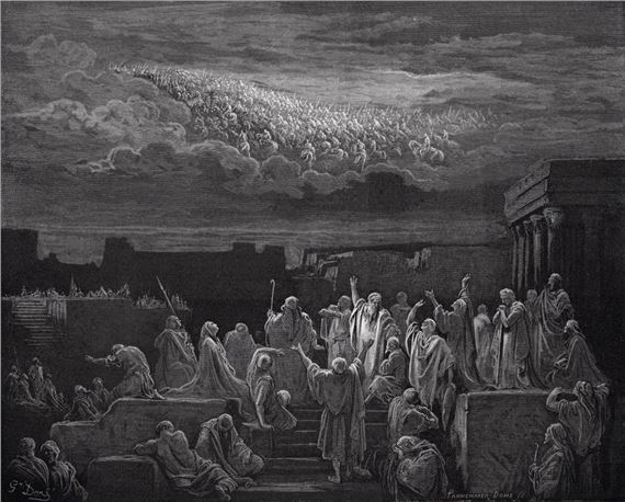 Gustave Doré | An Army Appears in the Heavens (1880) | MutualArt