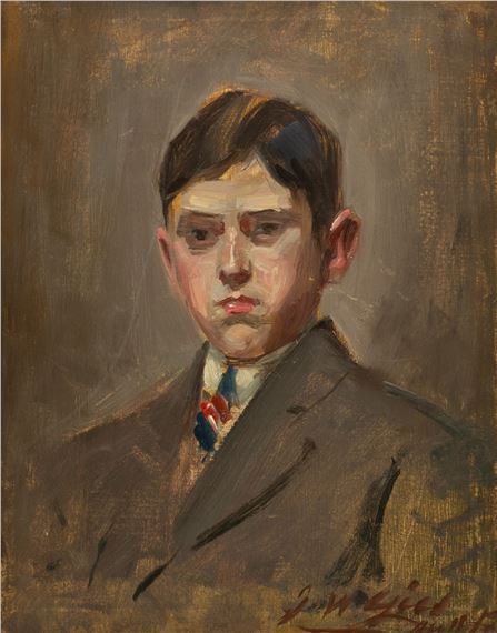 Portrait of Young Man - Joseph W. Gies
