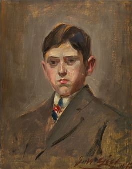 Portrait of Young Man - Joseph W. Gies