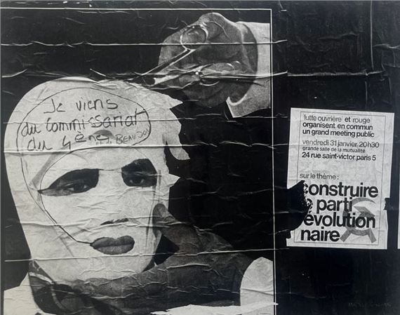 Poster wall by Michel Cabaud, c. 1970