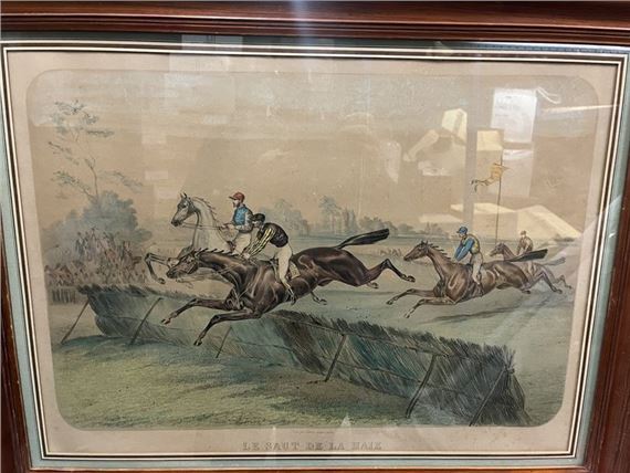 Le saut de la haie - Victor Adam