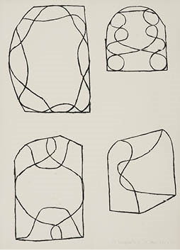 Artwork by Nobuhiko Nukata, untitled, Made of oil-stick on paper