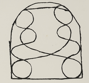 Artwork by Nobuhiko Nukata, untitled, Made of oil-stick on paper