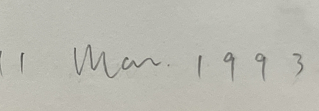 Artwork by Nobuhiko Nukata, untitled, Made of oil-stick on paper