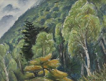 Kamikochi, Shinshu by Usaburo Ihara