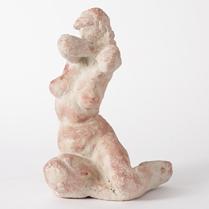Artwork by Yoshi Kinouchi, Nude, Made of terracotta