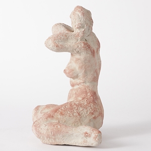 Artwork by Yoshi Kinouchi, Nude, Made of terracotta