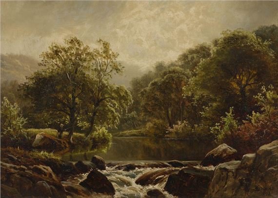 Landscape by Thomas Spinks, 1892