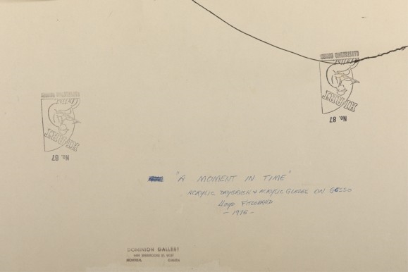 Artwork by Lloyd Fitzgerald, A Moment In Time, Made of Acrylic Dry-Brush And Acrylic Glazes On Gesso