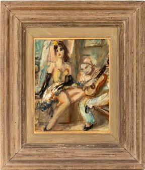 Dancer and Clown - Sigmund Joseph Menkes