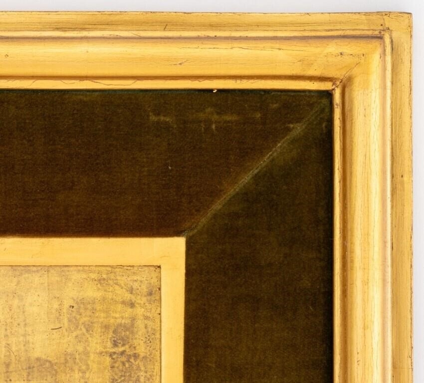 Artwork by M.W. Huggins, Floral Still Life Scene, Made of Oil On Masonite