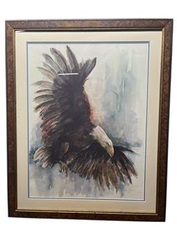 watercolor art on the wings of eagles - Rita Bomba