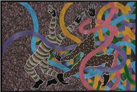 Sthenjwa Luthuli’s Spiritual Paintings Excise Intricate Patterns in Bold Color
