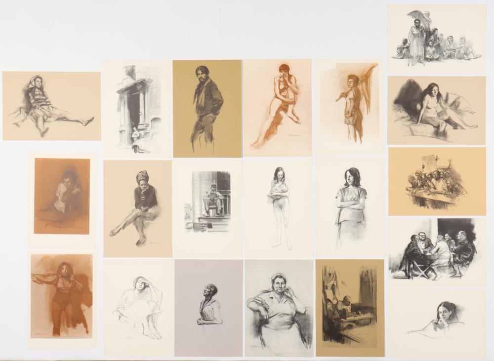 Burton Silverman | Portfolio Of Drawings | MutualArt