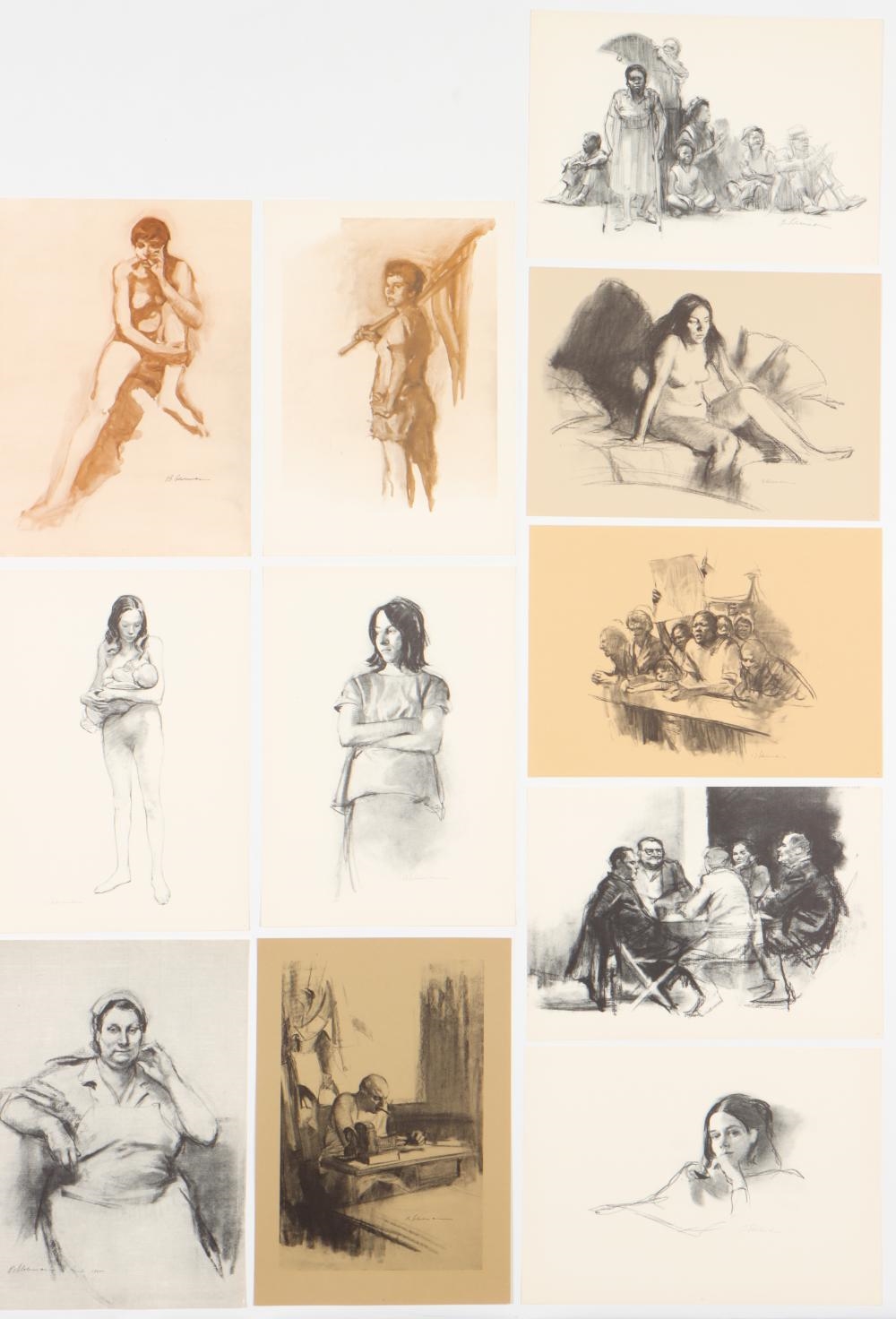 Burton Silverman | Portfolio Of Drawings | MutualArt