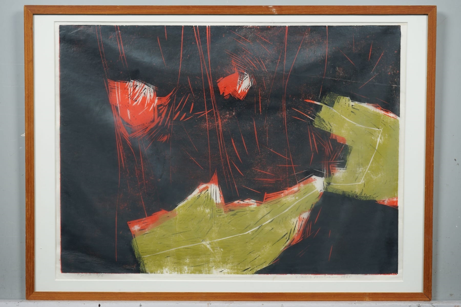 Artwork by Wiking Forsström, Untitled, Made of Puupiirros