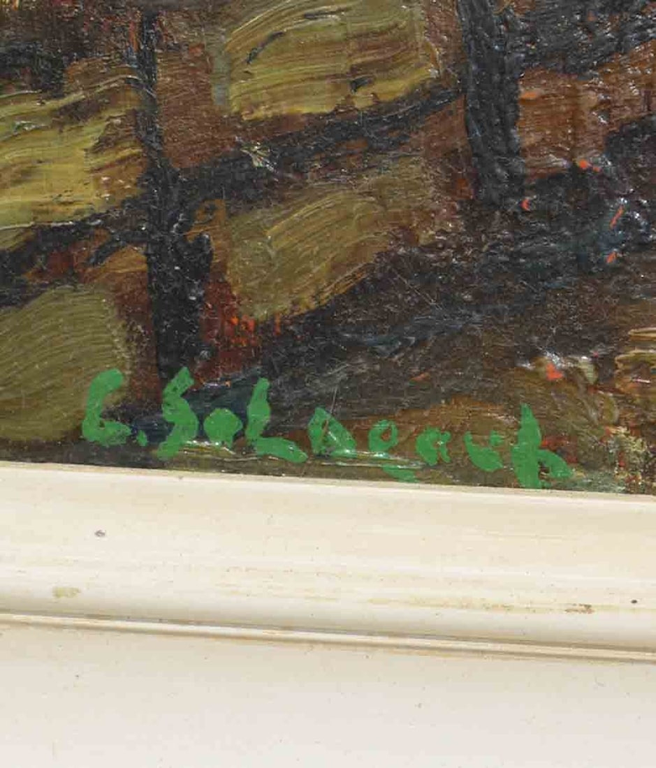 Artwork by Leonid Romanovitch Sologub, Untitled, Made of Oil On Wood Panel