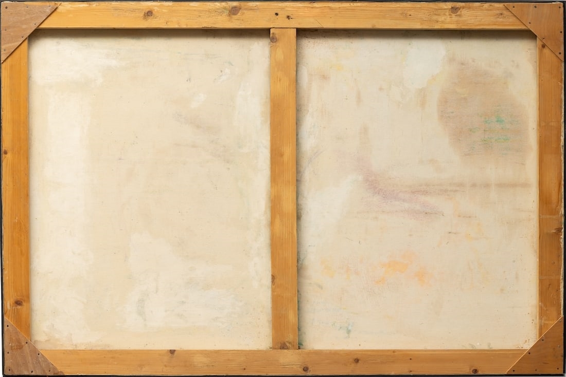 Artwork by Ismail Gulgée, Untitled, Made of Oil On Canvas