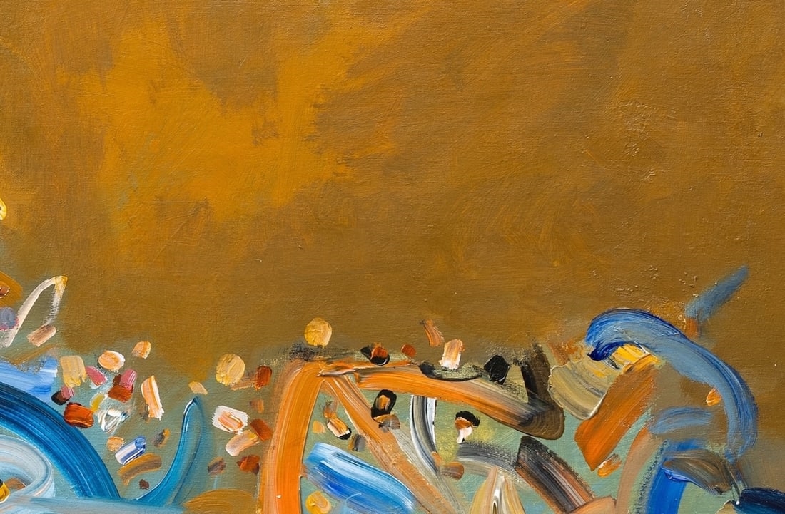 Artwork by Ismail Gulgée, Untitled, Made of Oil On Canvas