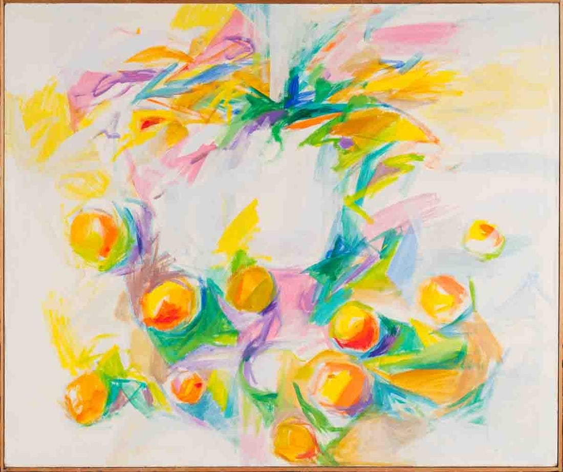 Artwork by Mercedes Matter, Abstract still-life, Made of Oil On Canvas