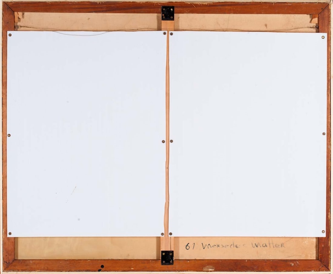 Artwork by Mercedes Matter, Abstract still-life, Made of Oil On Canvas