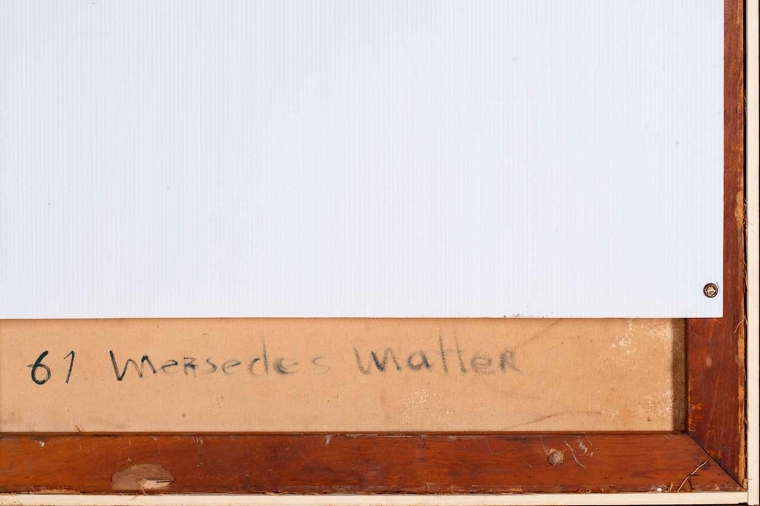 Artwork by Mercedes Matter, Abstract still-life, Made of Oil On Canvas