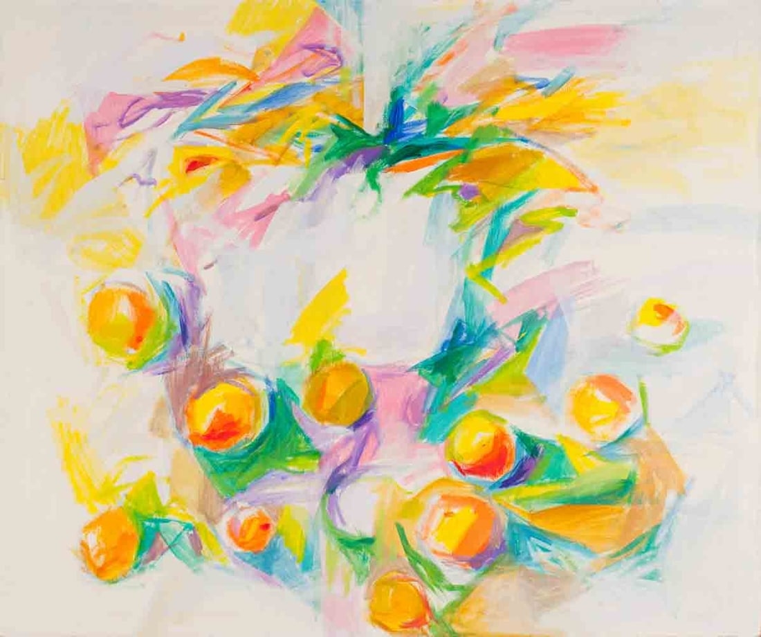 Artwork by Mercedes Matter, Abstract still-life, Made of Oil On Canvas
