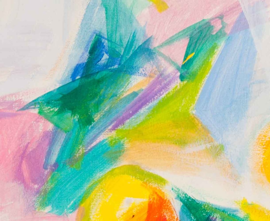 Artwork by Mercedes Matter, Abstract still-life, Made of Oil On Canvas