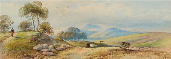 George Earp | CATTLE GRAZING | MutualArt