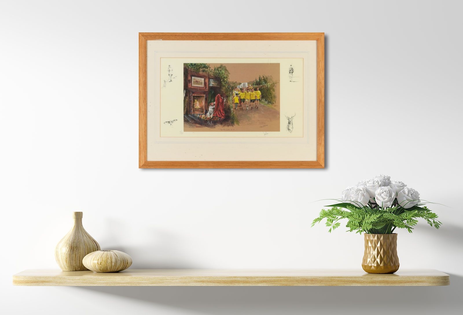 Artwork by David Crane, FOR THE LOVE OF IT, Made of Limited Edition Coloured Print