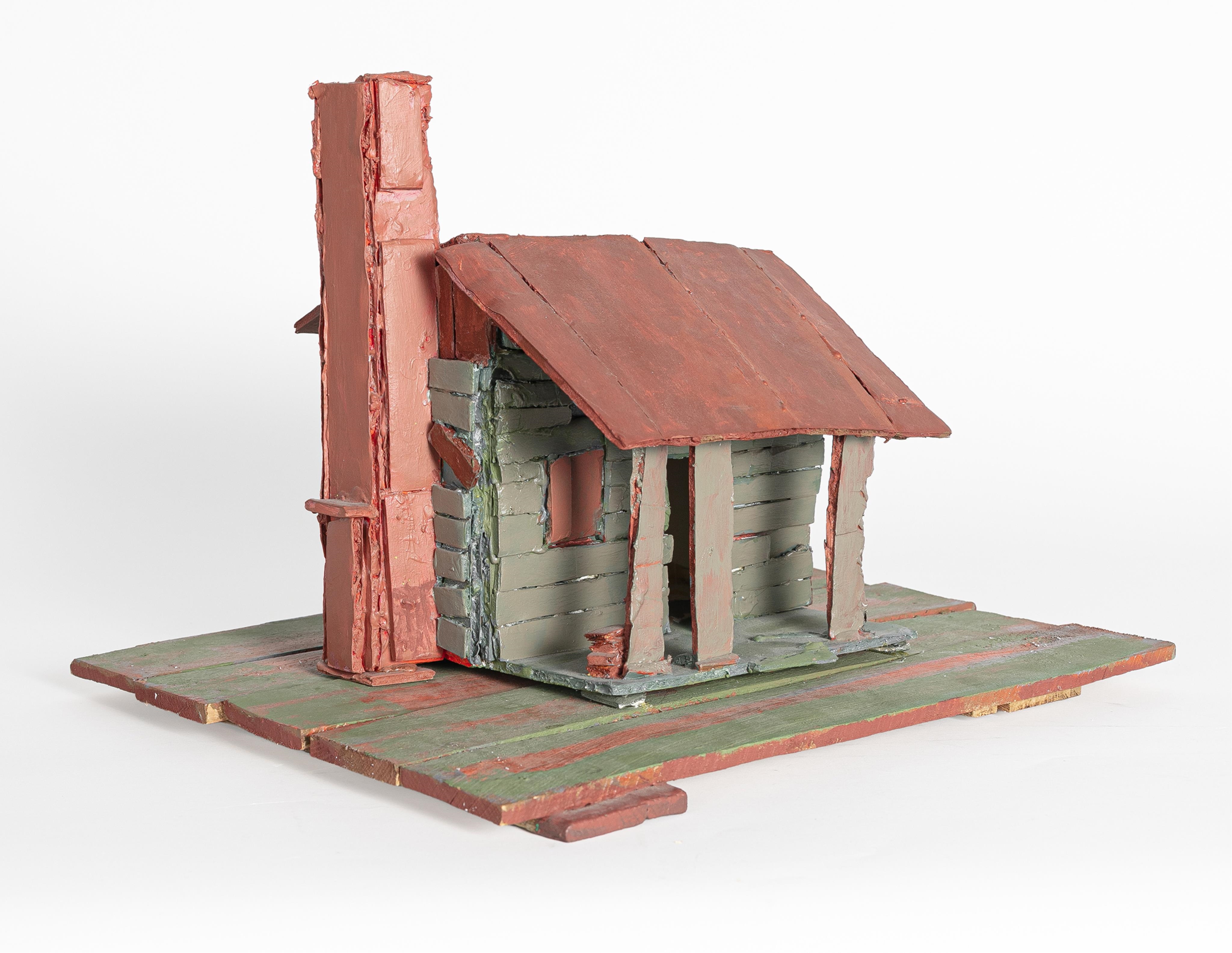 Artwork by Beverly Buchanan, House for Rent - (As-Is), Made of Painted Wood