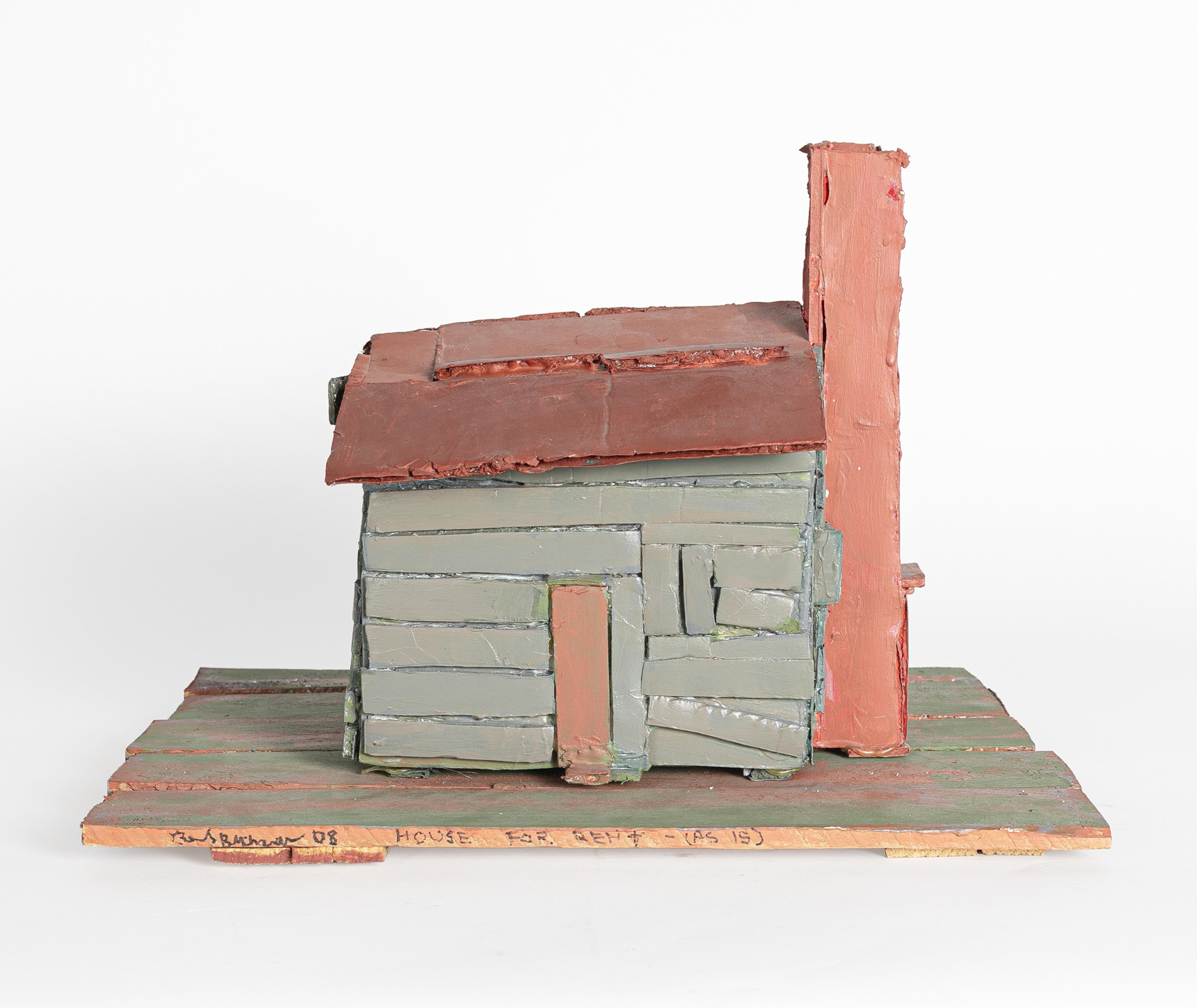 Artwork by Beverly Buchanan, House for Rent - (As-Is), Made of Painted Wood