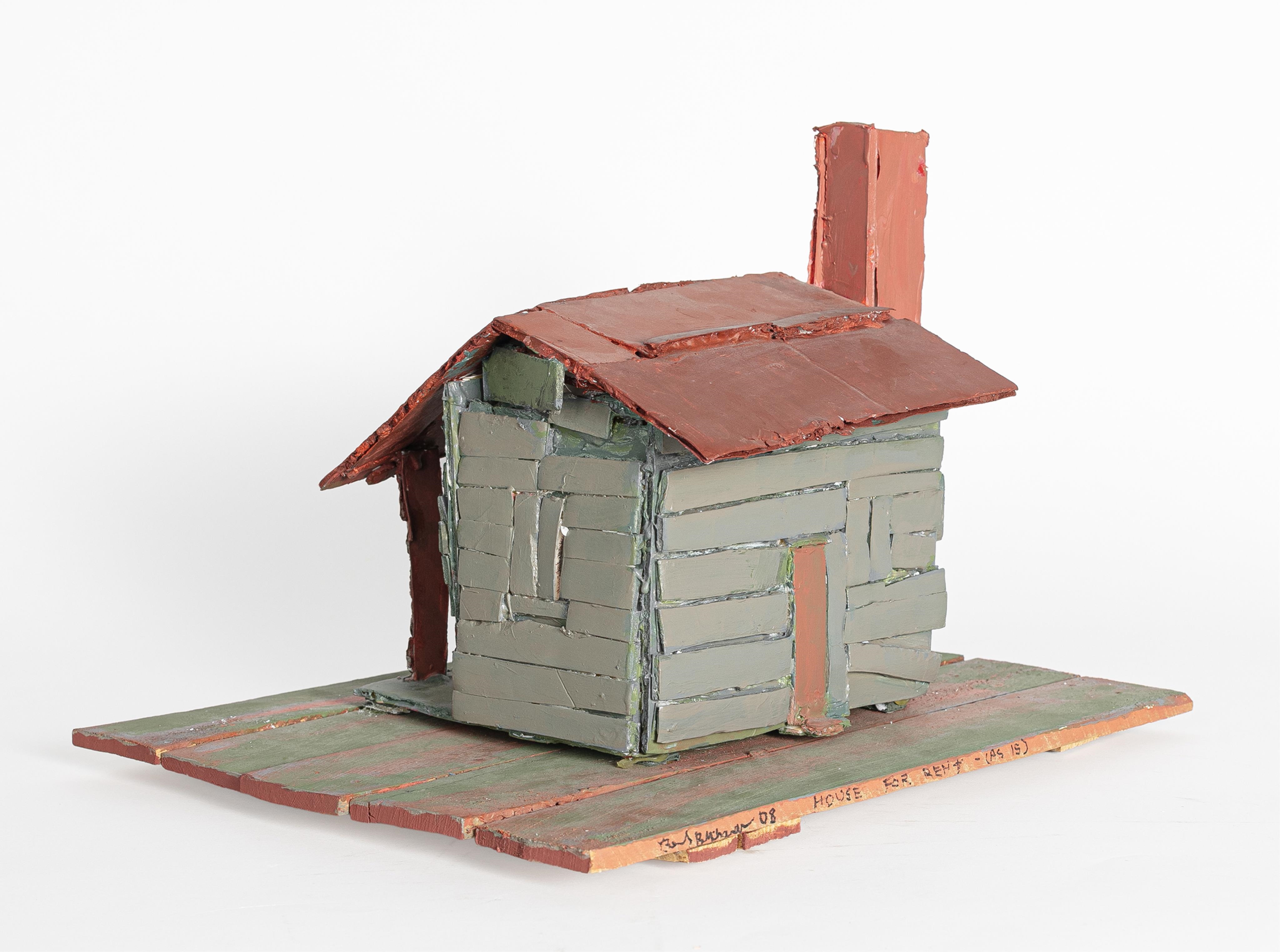 Artwork by Beverly Buchanan, House for Rent - (As-Is), Made of Painted Wood