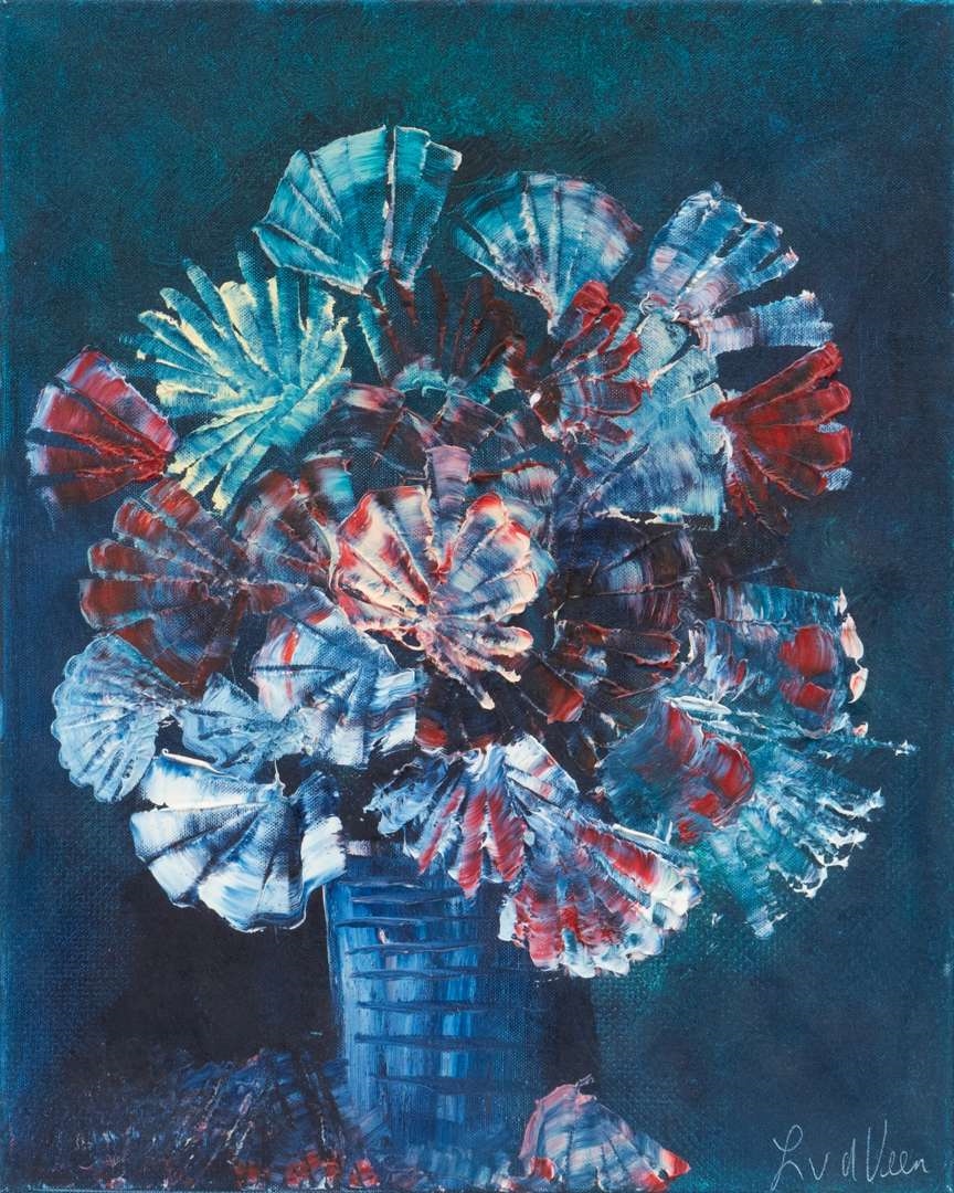 Artwork by Louki van der Veen, Zonder titel, Made of oil on canvas