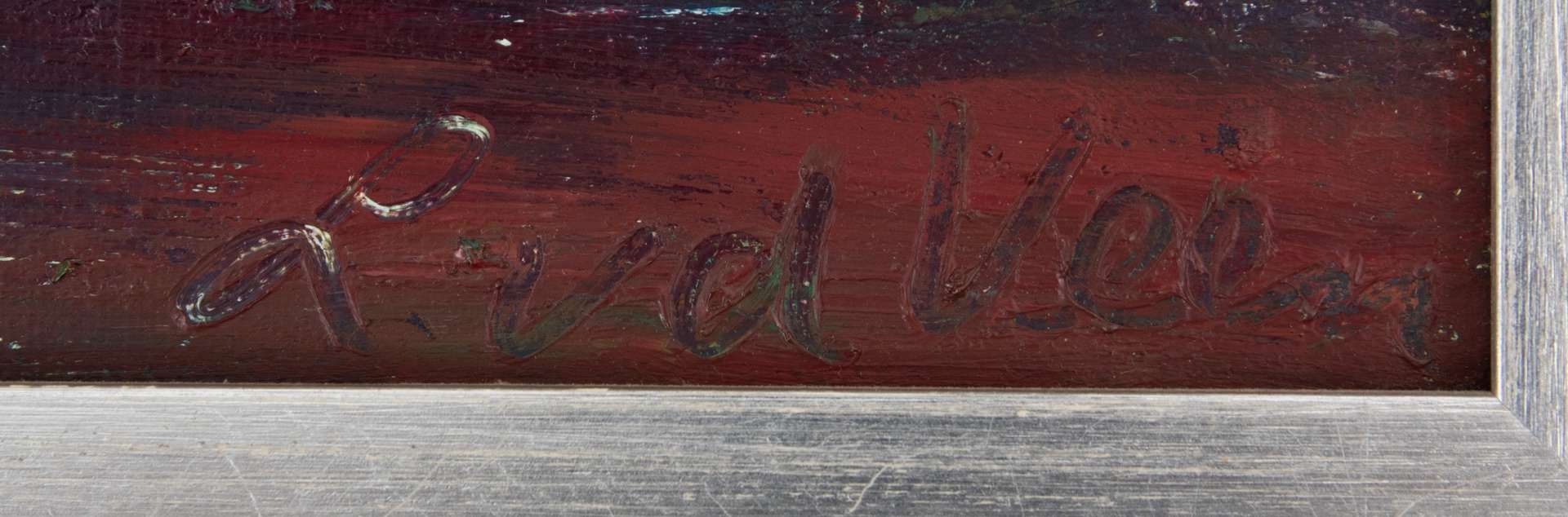 Artwork by Louki van der Veen, Zonder titel, Made of oil on canvas