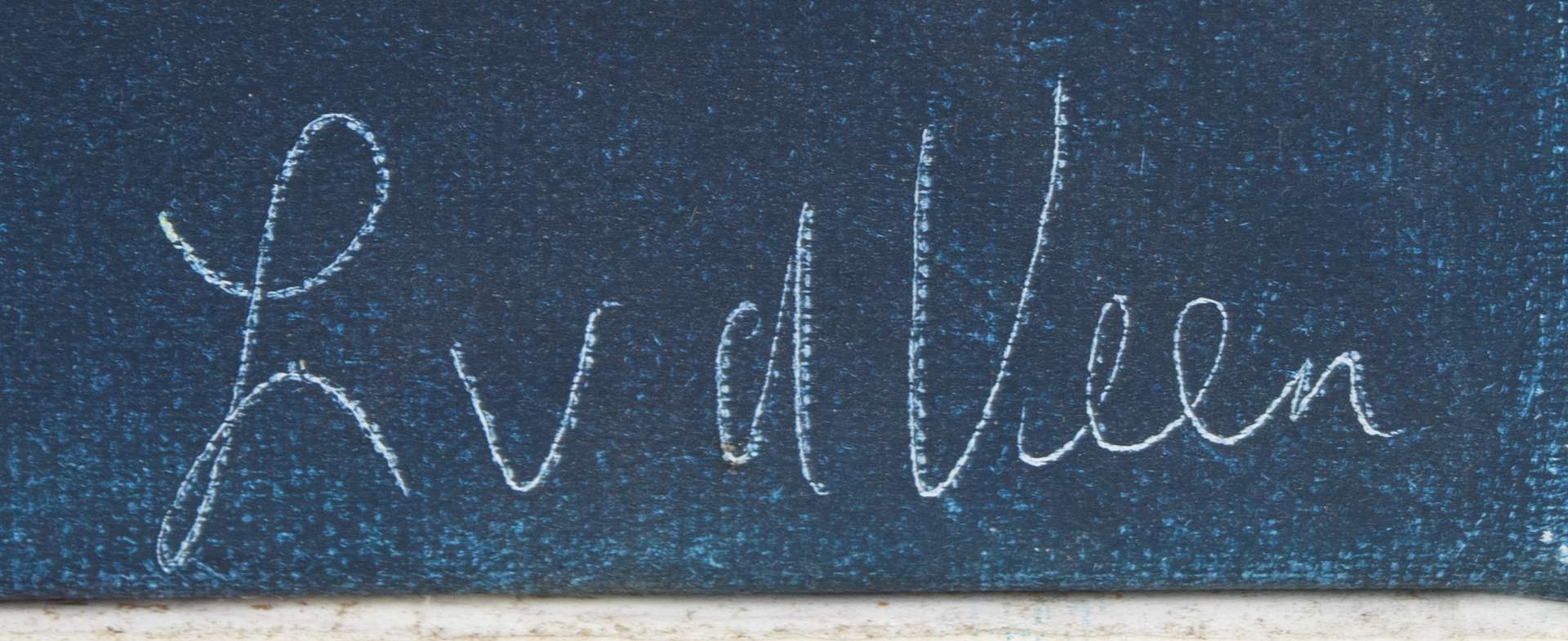 Artwork by Louki van der Veen, Zonder titel, Made of oil on canvas