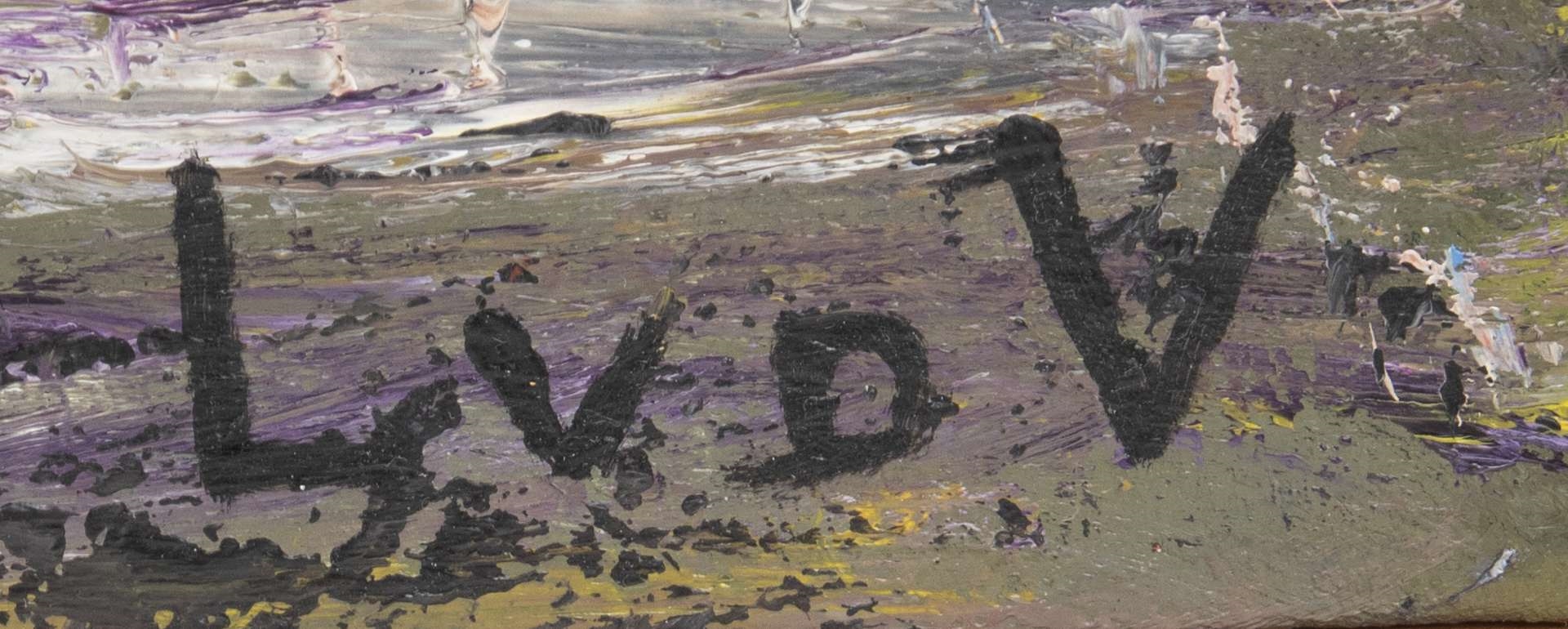 Artwork by Louki van der Veen, Zonder titel, Made of oil on canvas